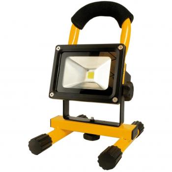 Faro LED 10W Arcas in alluminio nero, con adattatori