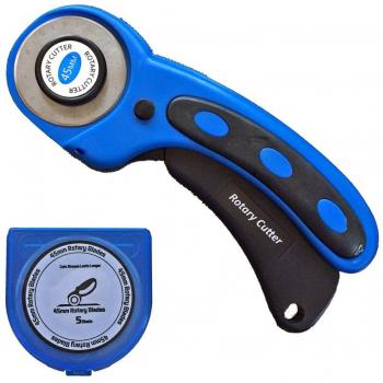 SBS Taglierina Schneider Blu 45 mm, Conjunto 5 Lame di Ricambio