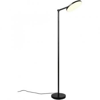 Matt Black Mondello LED Floor Lamp with Dimming Feature