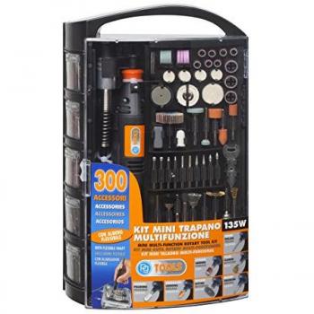 Minitrapano Poggi PG138W con 350 Accessori