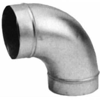 Coude à 90° mâle/mâle D80 mm