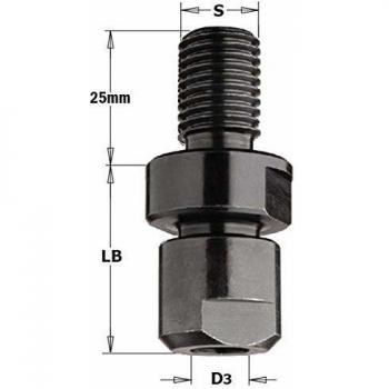 Mandril para fresas M14x2 con pinzas 10-12-12.7 CMT