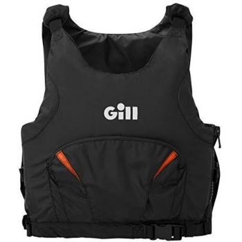Gill Pro Racer 50N Lifesaver Vest – Black/Orange, L, Unisex