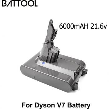 Batterie rechargeable 21.6V 6000mAh pour aspirateur Dyson V7 Fluffy Animal Pro 225403 229687
