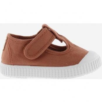 Sandália Infantil Victoria DREC 23 Laranja Tira Lona Tintada