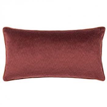 Rectangular Torto Mottled Velvet Pillow Cover – Red, One Size