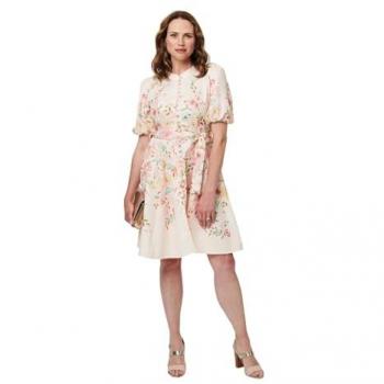 Izabel London White Ikat Bardot Dress – Size 12