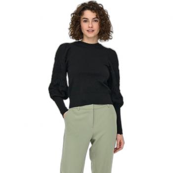 Maglia girocollo elegante Only Melita nera