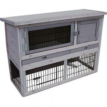 Conigliera Loft Cottage per conigli 111x45x78 cm