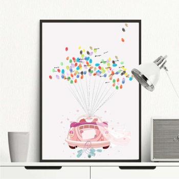 Plantilla DIY para libro de visitas