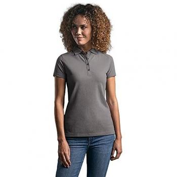 Promodoro Damen Poloshirt Stahlgrau 60/40