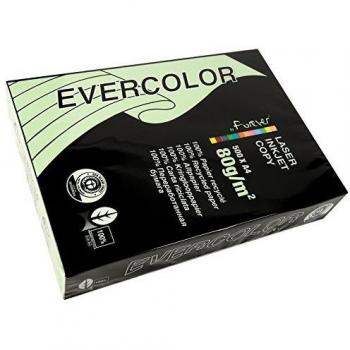 Lot de 5 Ramettes Clairefontaine Evercolor 80g A4 Vert pâle