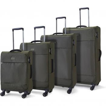 Olive Green Soft Shell Luggage Set of 4