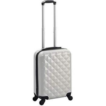VidaXL Silver ABS Hardcase Trolley