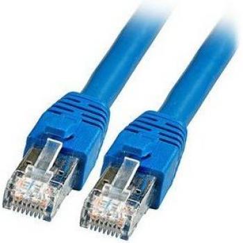 Brackton Hochfrequenz-Patchkabel 10m Cat.6 blau
