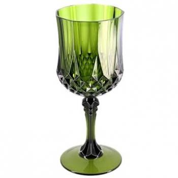 Verre à pied pistache 22cl éco-responsable