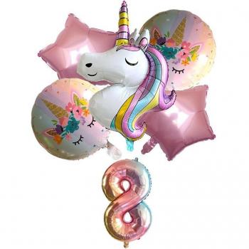 32-Inch Unicorn Foil Balloons