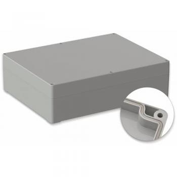 Pollin Armadio Case 5U350300 – Grigio Chiaro 300x230x85 mm, Protezione IP65