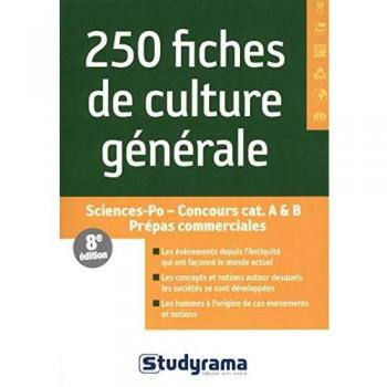250 fiches de culture générale