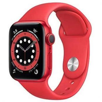 Apple Watch 6 Refurbished | 40mm | Aluminium Spacegrau | Sportarmband in Schwarz | GPS + 4G | C-Qualität