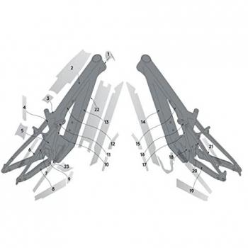 Syncros Rahmenschutzfolie für Scott Patron matt