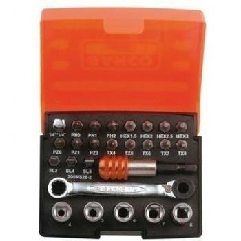 1/4‑Inch Bahco 26‑Piece Precision Bit Set (2058/S26‑2)