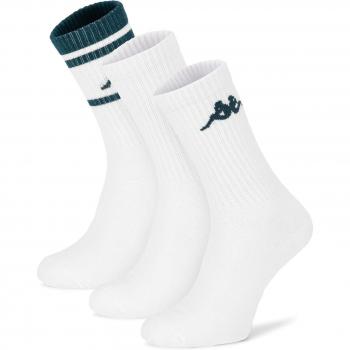 Bianco Kappa Calzini Lunghi SuperT SS25 Triplo Pack