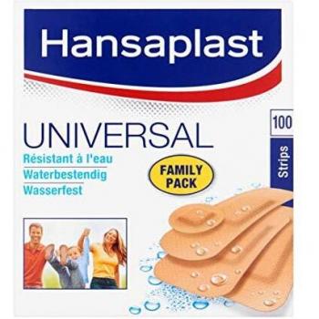 Hansaplast Universal Pansement Adhésif Assortiment 100uts