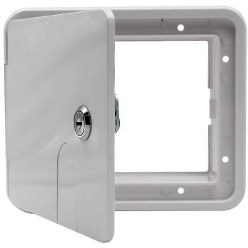 Accès câble électrique Marine RV, 2 touches, trappe carrée