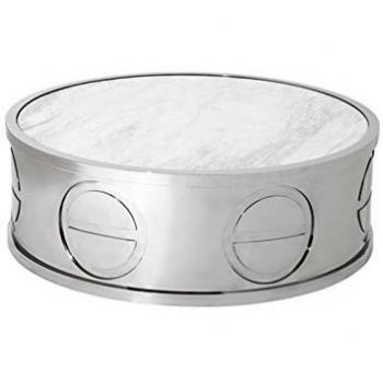 100 x H. 32 cm Casa Padrino Art Deco Marble Coffee Table