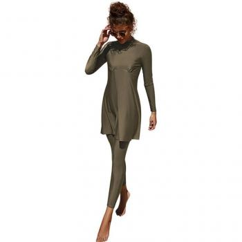 Burkini Musulman G92F – Variante Bleu Vert
