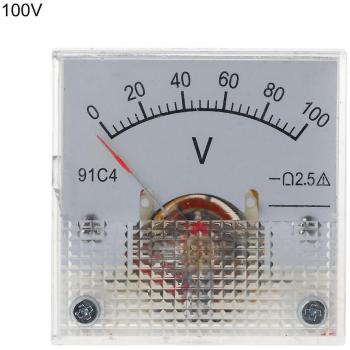 Voltímetro de Panel Analógico 10 Estilos