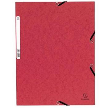 Chemise lustrée rouge Exacompta 55305e