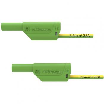 Schuetzinger 200 cm Safety Test Lead Green-Yellow