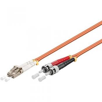 LC/UPC Dual Pair 1m Orange Fiber Optic
