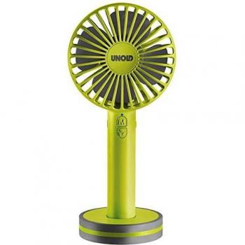 Unold 86612 Handventilator Breezy: 3‑Geschwindigkeitsstufen, Akku bis 7,5 h Laufzeit