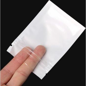 White Clear Plastic Storage Bags with Hang Hole