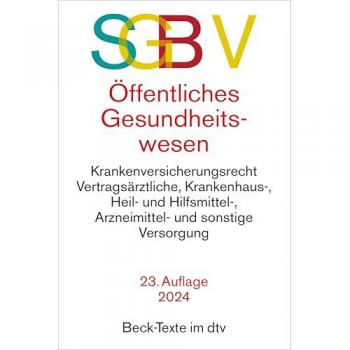 SGB V Recht des öffentlichen Gesundheitswesens