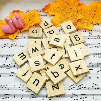 Alphabet Letter Ornaments for Creative Photo Displays