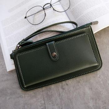 Sac à Main Femme en Cuir PU avec Poche pour Cartes et Téléphone