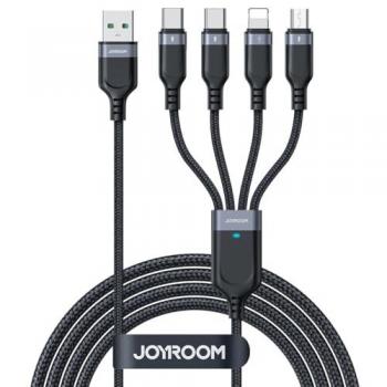 Câble Joyroom 4 en 1 USB-A vers USB-C / Lightning / Micro USB 1,2 M