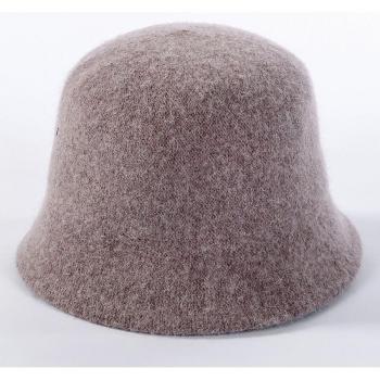 Fedora automnal en laine tricotée