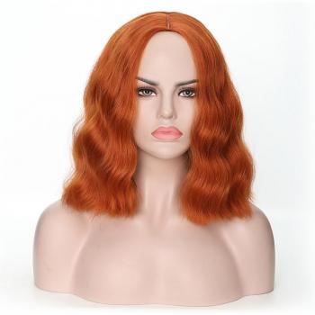 Rosa Star Cosplay Medium Length Wavy Black Synthetic Hair