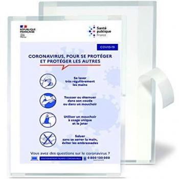 Sac de plastification manuelle à froid 3L 300 Mc A4 dos adhésif pack de 10