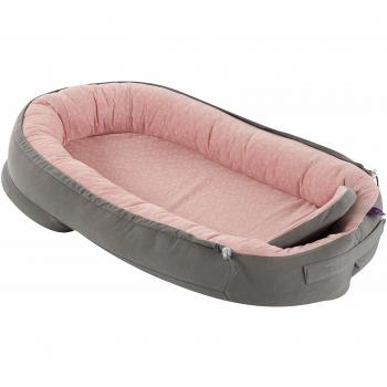 Träumeland Komfort-Nest für das Babybett, Kreise, Rosa