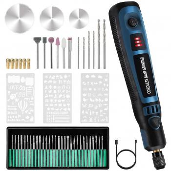 Stylo de gravure portable USB avec 41 pièces et 19 designs, kit de bricolage pour bijoux