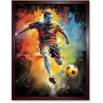 Football Action Pulse Print
