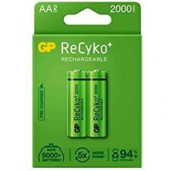 Recyko 2100 mAh AA Baterías Recargables (2 Piezas)