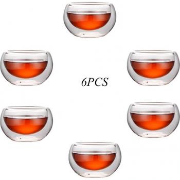 Premium Heat‑Proof Double Wall Glass Mugs – Beer, Tea & Whiskey