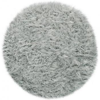 Kunstfell Teppich Paco Home Playa 960 – Rund & Uni‑Farben